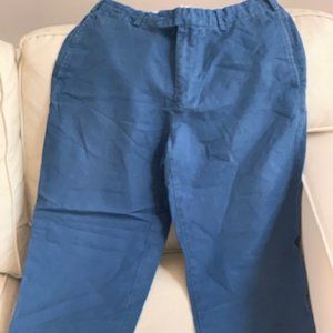 Peter Millar Pick Stitch Cotton/Linen Pants